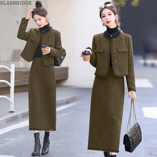 法式名媛小香风套装女春秋潮流优雅时尚气质小个子两件套冬季新款