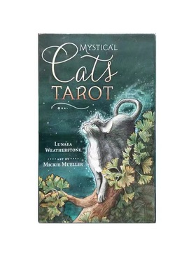 12x7tarot 神秘猫泰迪熊反之亦然空境塔罗 cats 英文版猫咪塔