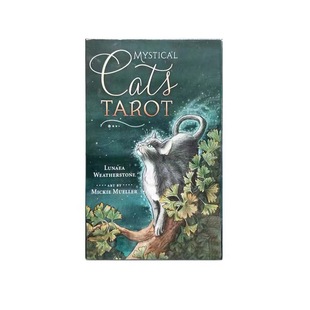 12x7tarot 神秘猫泰迪熊反之亦然空境塔罗 cats 英文版猫咪塔