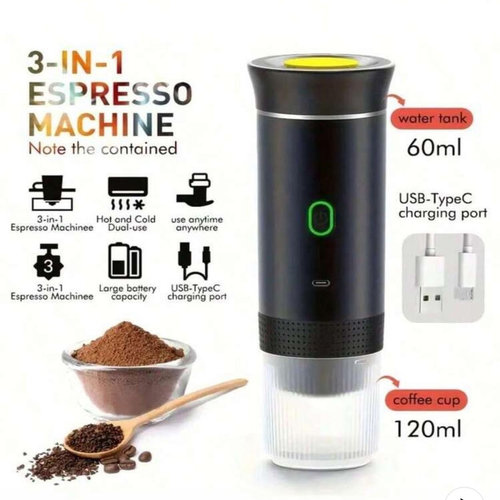家用户外办公室便携胶囊咖啡机小型自动萃取加热意式浓缩咖啡机