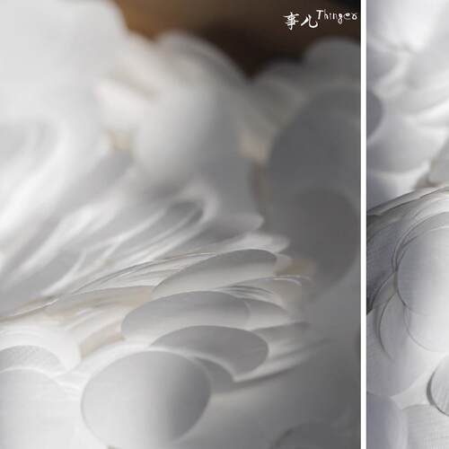 正圆形特卫强tyvek纸片波点