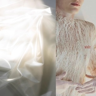 事儿 遇水即化的水溶膜-肌理再造创意服装随意车缝刺绣设计师面料