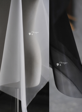 尼龙造型网－高密滑爽平纹特硬网纱面料 蓬裙礼服里衬6色入／40目