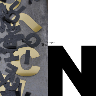 多色多规格／1包 black字体 70%off 英文字母N－TPU热熔胶膜Arial