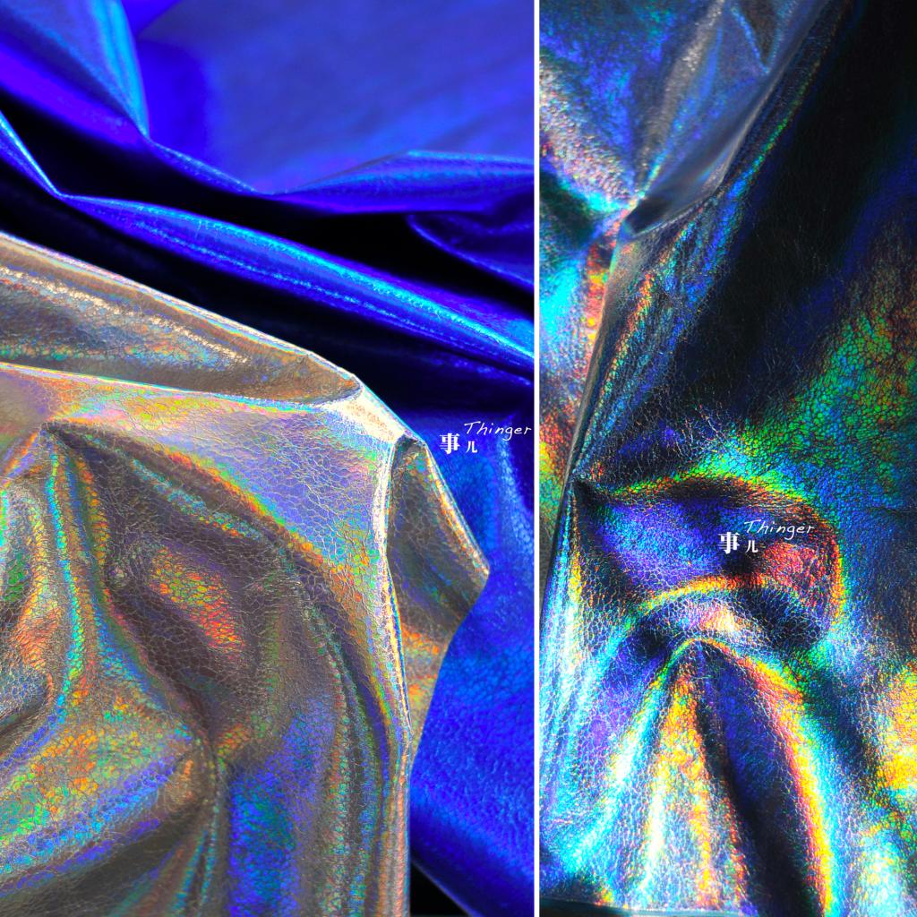 香港仿皮冰裂纹仿皮布迪斯科