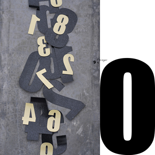 字体 70%off Impact 0－TPU热熔胶膜 多色多规格／1套 阿拉伯数字