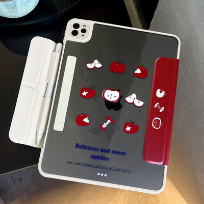 苹果元素iPad磁吸拆分内置笔袋壳