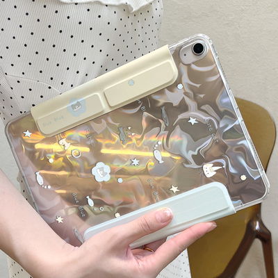 morock【波光款】平板保护壳适用ipad11保护壳air7保护套2025pro11寸外壳air6/5/4带笔槽简约防护壳10代mini7