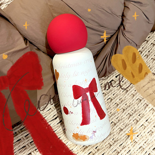 保温杯女士高颜值2025新款女式上班族水杯女生小巧便携学生上学