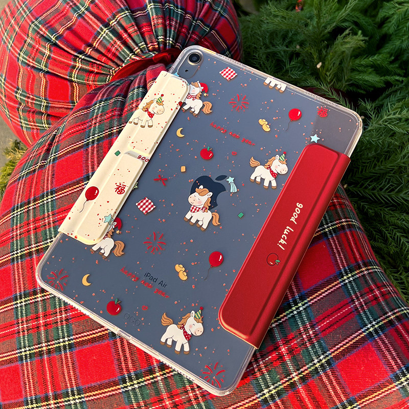 morock迎新年圣诞苹果ipad保护壳适用air7保护套pro11寸平板壳mini7外壳磁吸11代10代防护壳air6/5/4带无笔槽,3C数码配件,平板电脑保护套/壳,淘宝优惠券,粉丝福利购,淘宝优惠卷