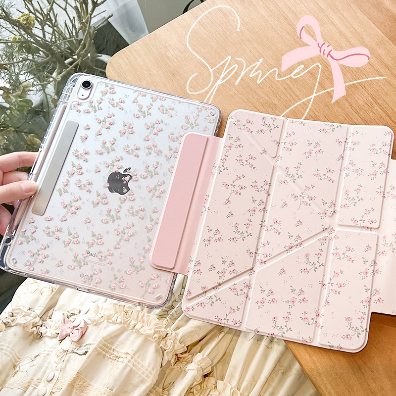 【插画师联名】2025新款适用ipad11保护壳苹果平板air7保护套pro11带笔槽air6/5亚克力10.2寸第10代防弯mini7