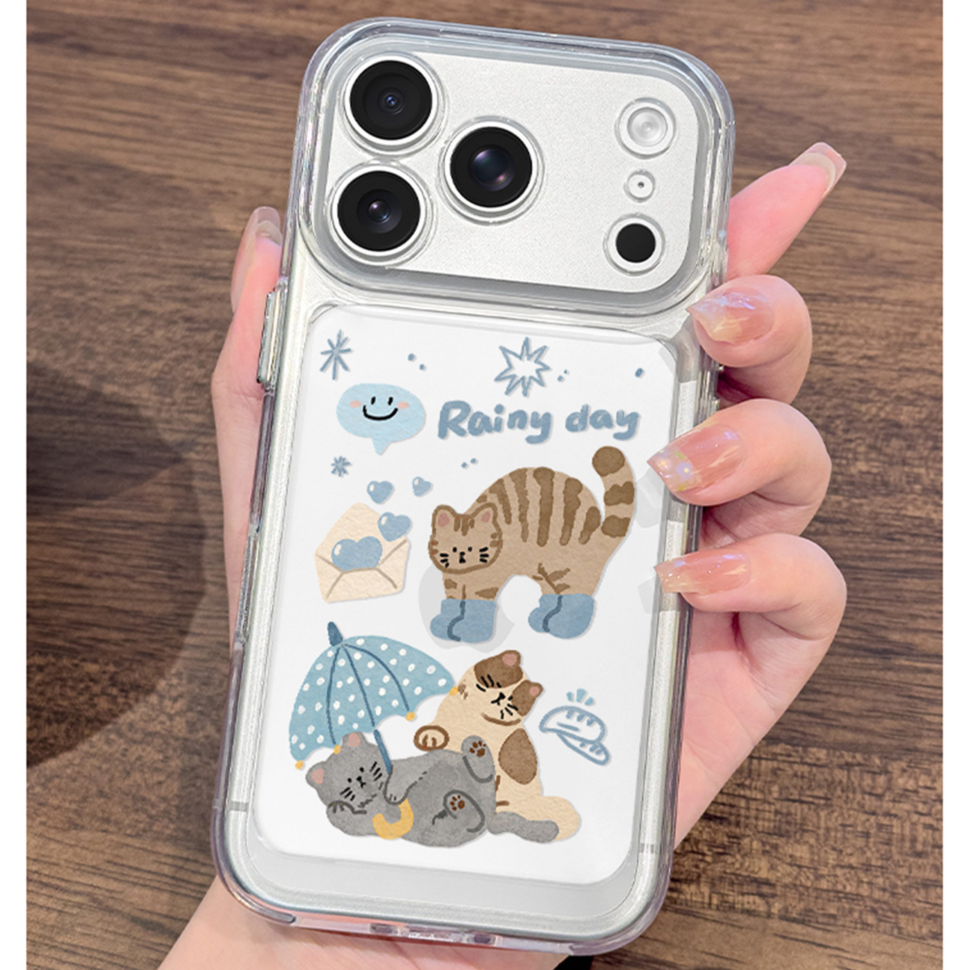 morock苹果插画师联名透明手机壳