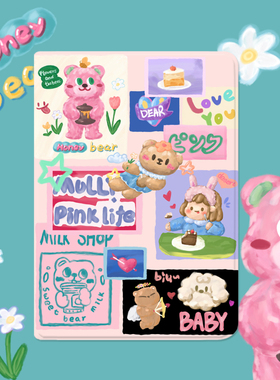 【Molly莫莉】适用苹果ipadpro保护壳2021Pro11带笔槽10.2寸2020三折ipad9第九代air5/4平板mini6全包防摔3套