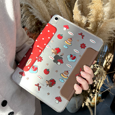 morock2025ipad保护壳适用ipad11保护壳ipadair7平板保护套mini7平板壳pro11寸防护壳10代air6/5带笔槽13外壳