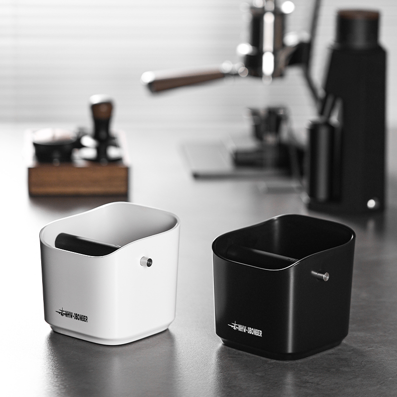 轰炸机敲渣桶咖啡废粉渣桶