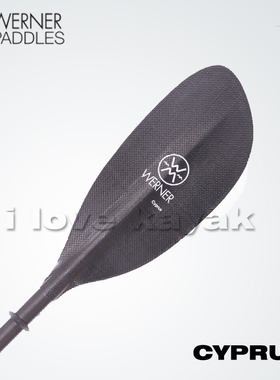 碳纤海洋皮艇桨 巡航桨 kayak桨 曲柄皮划艇桨/Werner Cyprus