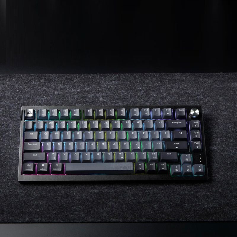 美商海盗船 Corsair K65 Plus RGB无线三模机械游戏键盘 PBT键帽