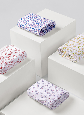 3条ab内裤纯精梳棉女短裤印花圆点透气新型抗菌舒适三角裤L630