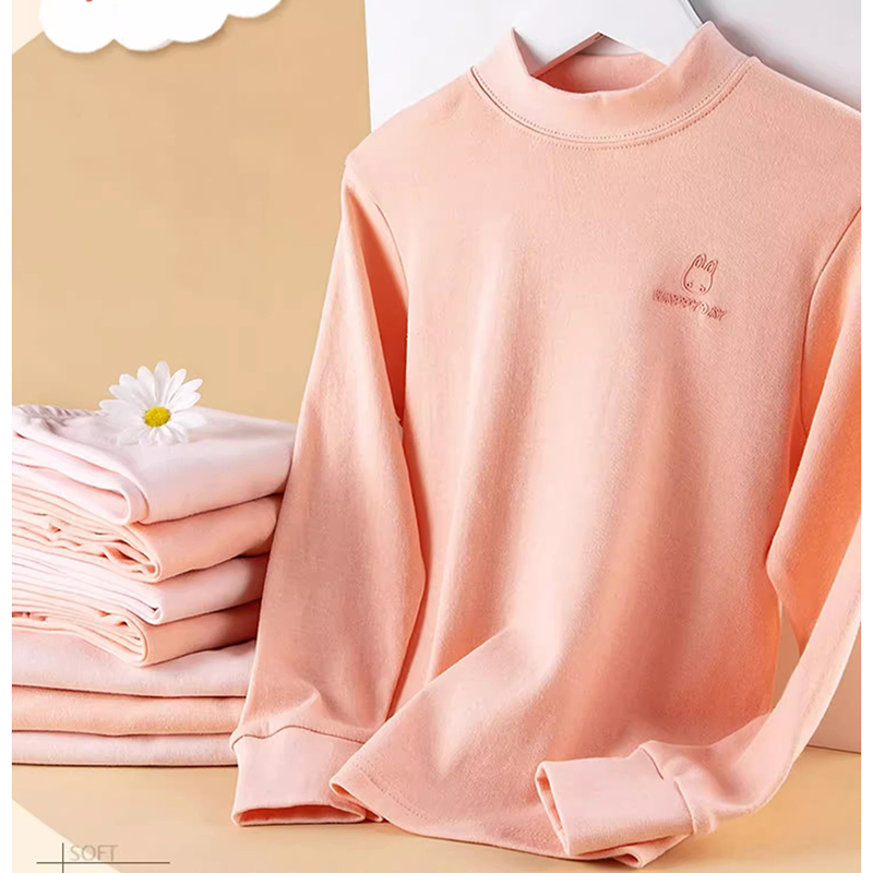 ab内衣女童宝宝中大童少女秋冬纯棉透气吸汗秋衣裤保暖内衣套装