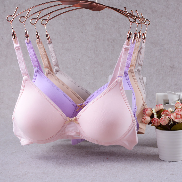 青年薄模杯透气零压力无钢圈文胸