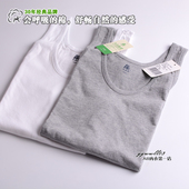 家居汗衫 薄款 T758 纯棉全棉弹力针织背心无袖 AB内衣男背心春夏季