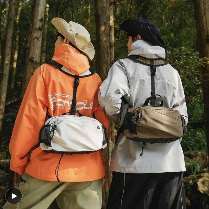 男女户外减负双肩包旅行徒步登山包胸包背包运动骑行包大容量腰包