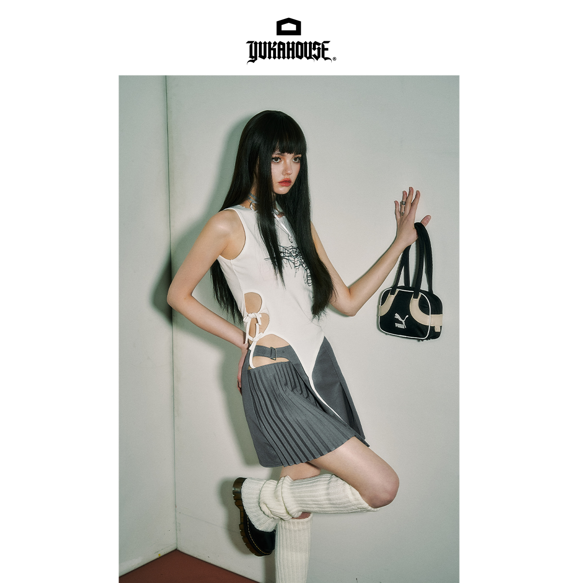 YUKAHOUSE背心朋克风亚文化