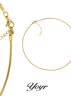 YOYR钛钢蛇骨链女气质高级感项链