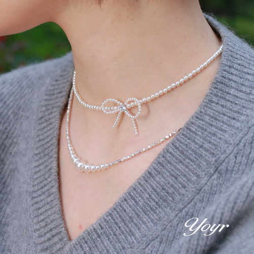 YOYR蝴蝶结项链小夜曲Chocker