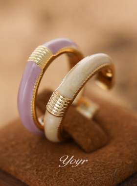 幻韵指环开口滴釉高级感时尚轻奢轻质简约百搭滴油戒指