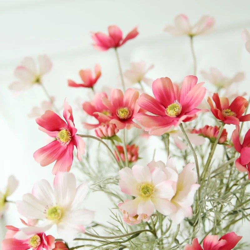 仿真花绢花装饰花假花花艺桑花家居饰品插花客厅餐桌摆设装饰花