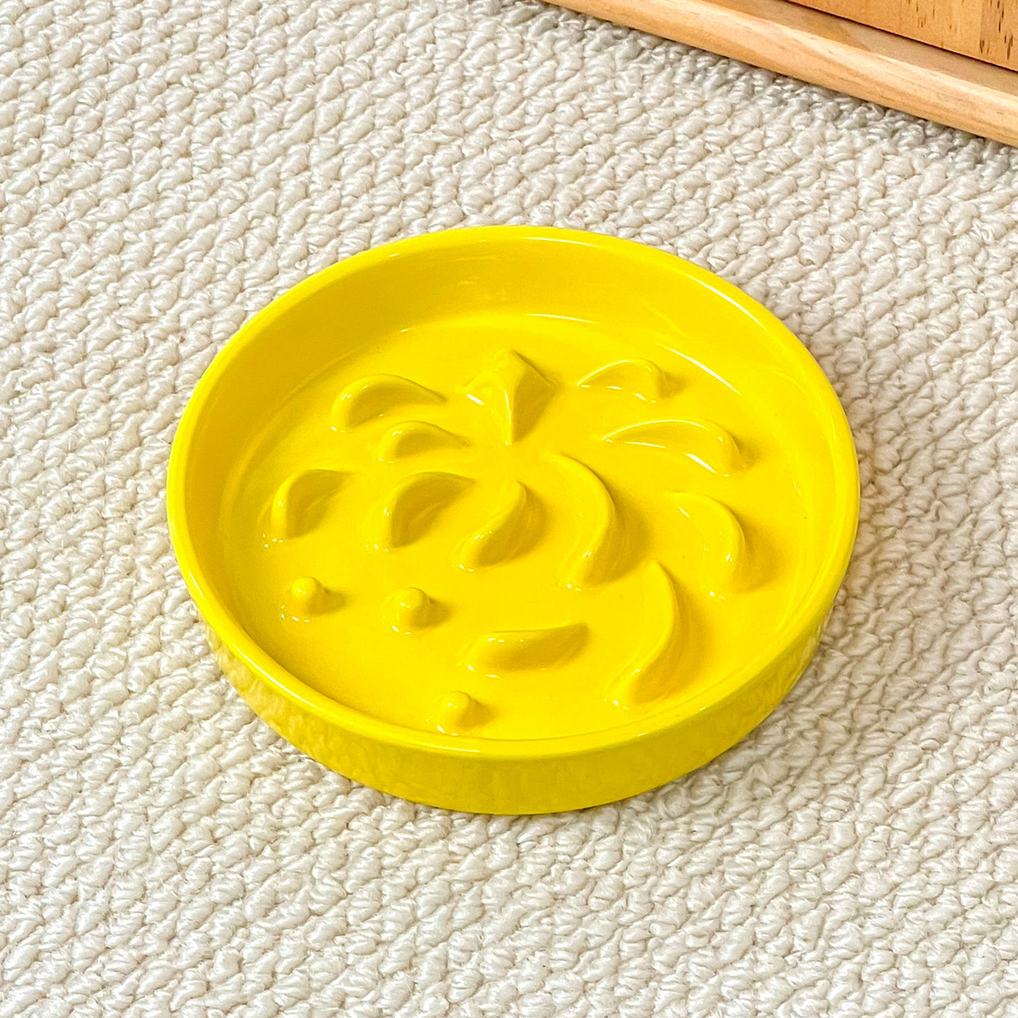 陶瓷卡通慢食碗防噎防翻猫狗通用