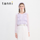 浪漫氛围甜美女人气质轻薄衬衫 tanni新款 法式 TN11SH052A