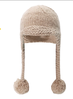 tanni纯手工编织针织护耳帽女保暖防寒雷锋毛线帽 TJ31AC001A