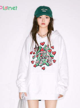 innplanet款明星人气同款复古潮牌印花卫衣PM31HO860A
