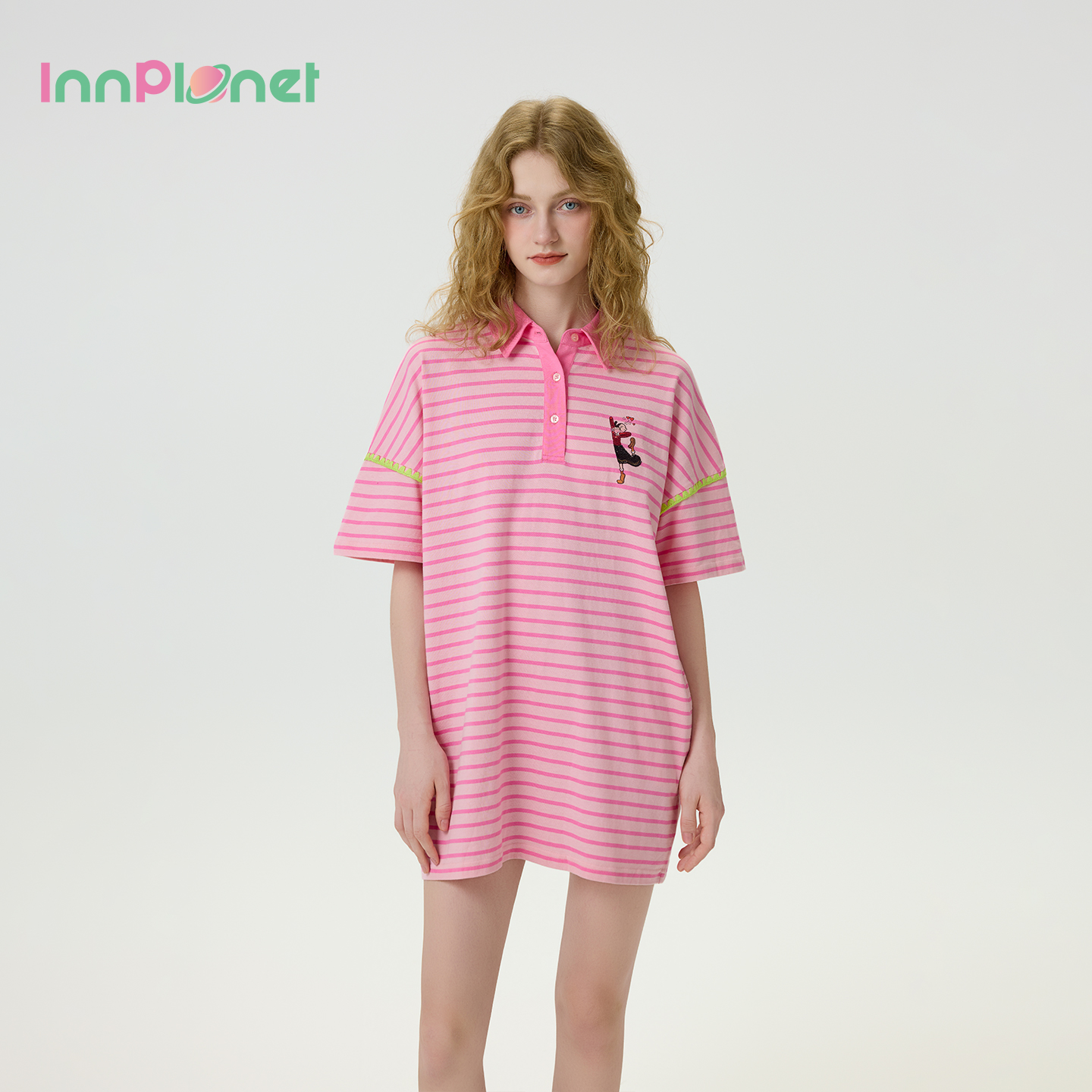 innplanet蓝精灵印花甜酷T恤