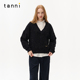 tanni2026春新款 松驰慵懒高智风闪片宽松毛衣针织衫 TO31KN033A