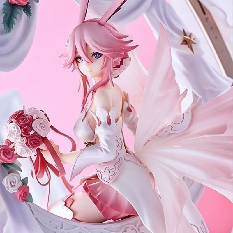 婚纱美少女花嫁兔耳朵 优质版手办摆件礼物现货