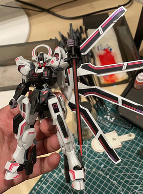 集模社HG战骑1/144巴巴托斯红异端完美独角兽君王国手办厂家批发