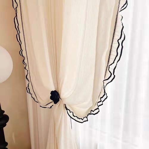 编织小香风双层复合花边