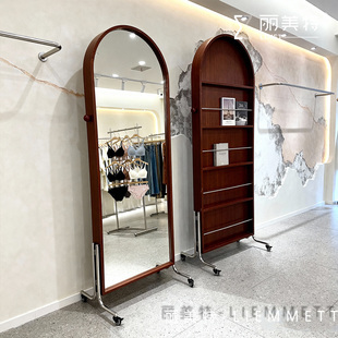 丽美特全身镜女服装店中古风落地试衣镜显白瘦身镜买手店穿衣镜子