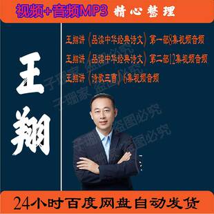 王翔视频诗歌三曹讲品读中华经典诗文历史资料百家讲坛音频MP3