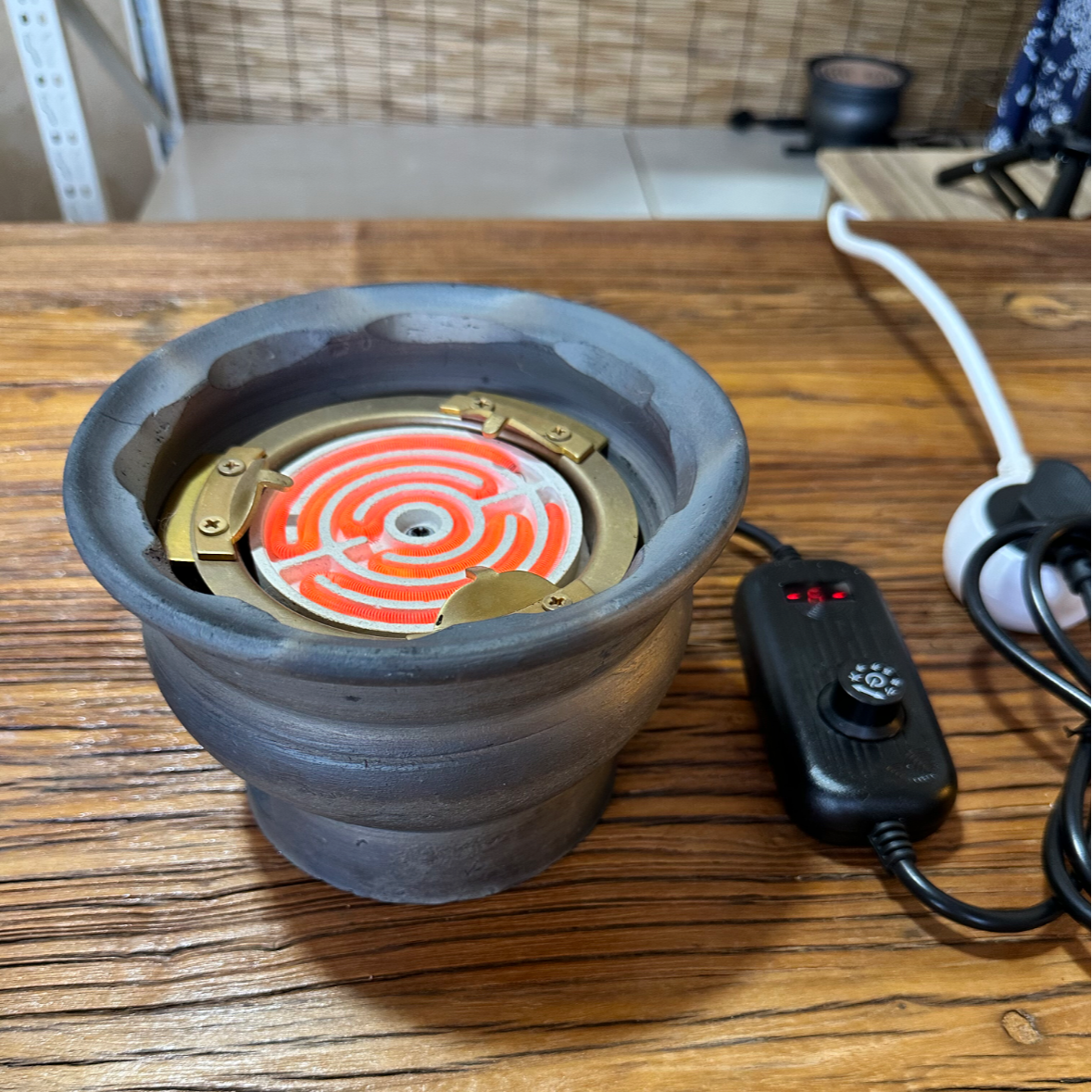 罐罐茶茶炉煮茶器电陶炉芯电炉丝茶炉发热盘煮茶炉电碳两用炉芯