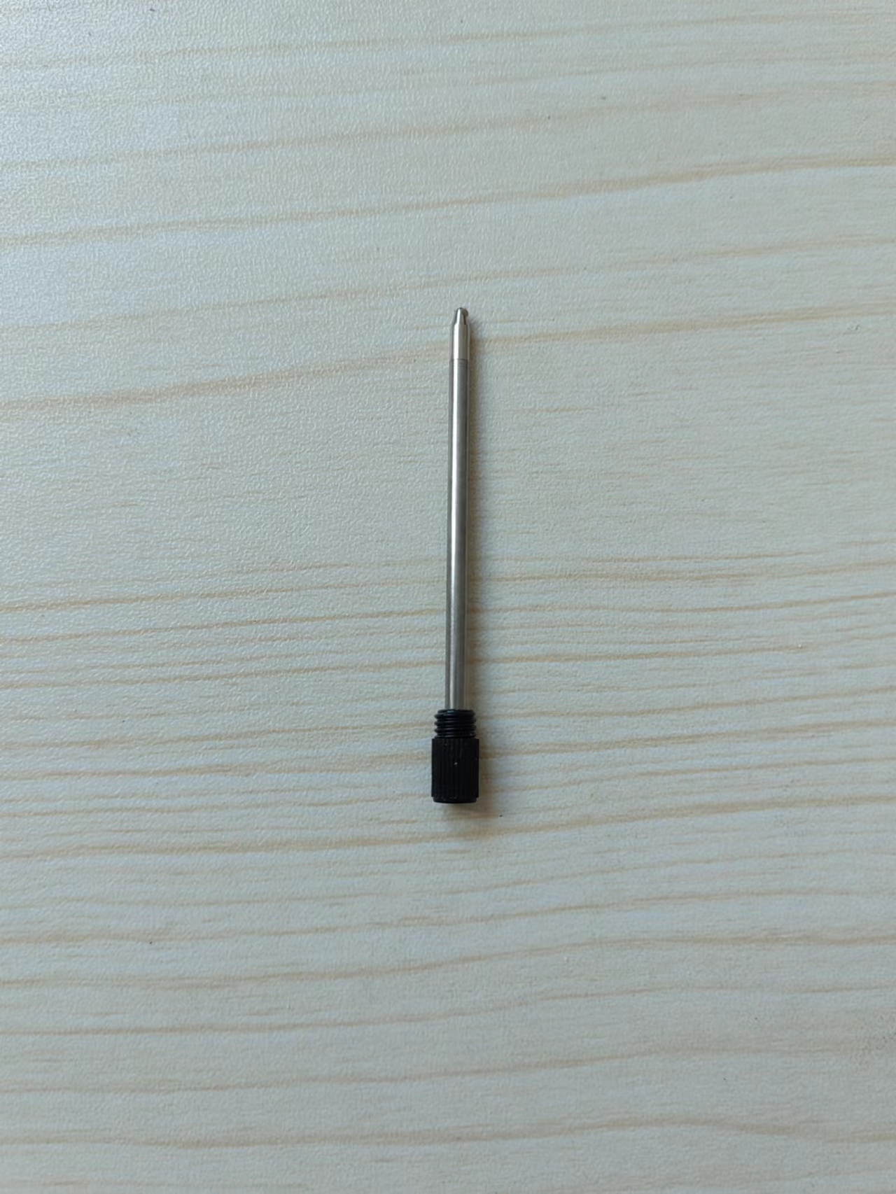 10支装 5.5cm圆珠笔笔芯金属管5.2cm油性金属笔芯蓝黑色替换笔芯