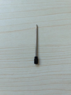 10支装 5.5cm圆珠笔笔芯金属管5.2cm油性金属笔芯蓝黑色替换笔芯