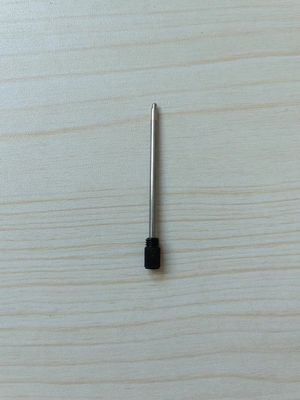 10支装 5.5cm圆珠笔笔芯金属管5.2cm油性金属笔芯蓝黑色替换笔芯