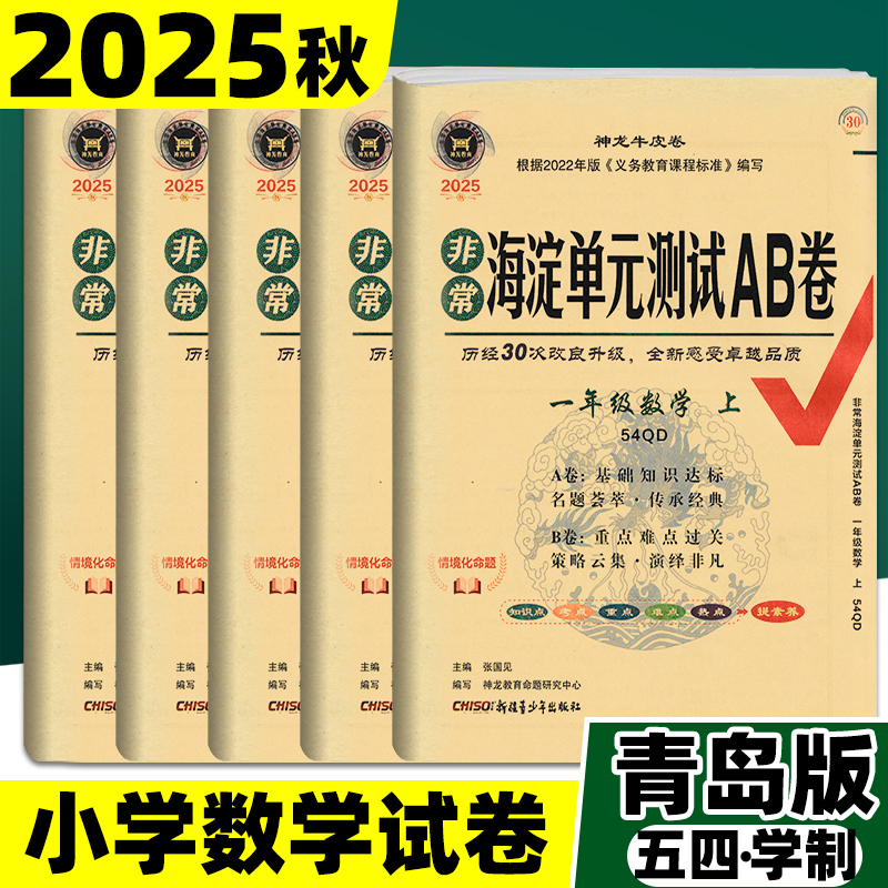 青岛版五四制数学试卷海淀ab卷