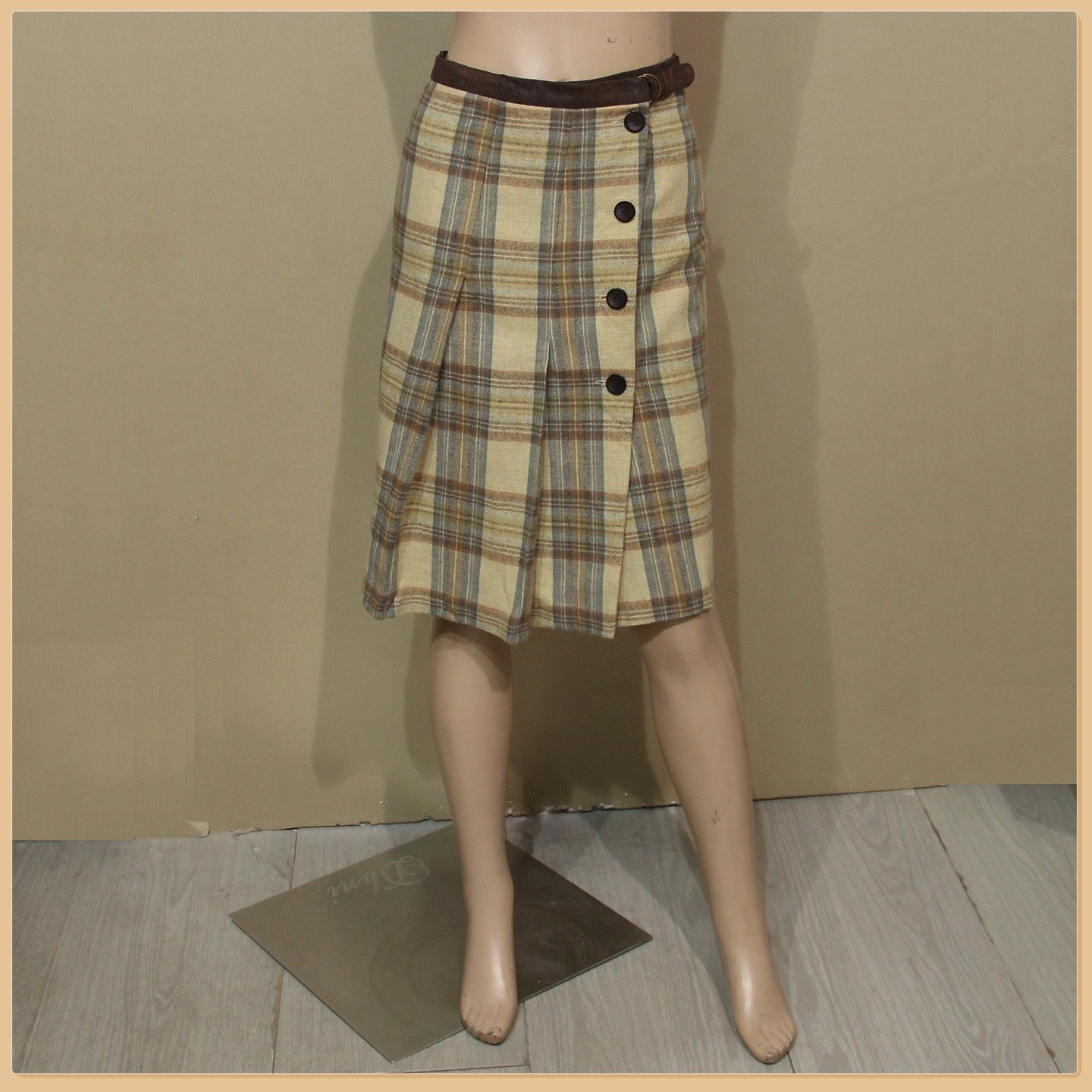 女装品牌毓秀羊毛格子半身裙春秋季优雅中裙超值特惠,女装/女士精品,半身裙,淘宝优惠券,粉丝福利购,淘宝优惠卷