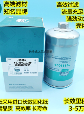 612630010239便装式JLX-405 JX1016机油格1000428205机油滤清器芯