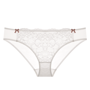 内裤女性感纯欲蕾丝中腰三角裤底裤<不支持7天无理由退货>